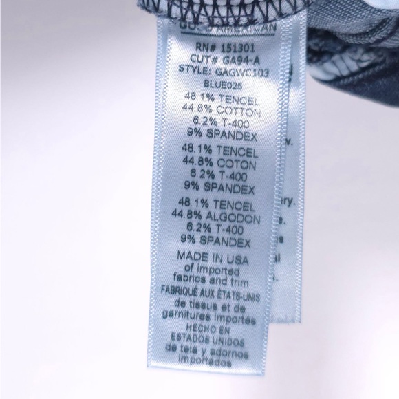 GOOD AMERICAN USA🇺🇸MADE Good Waist Skinny Jeans GAGWC103 Size 6/28 - Picture 11 of 11